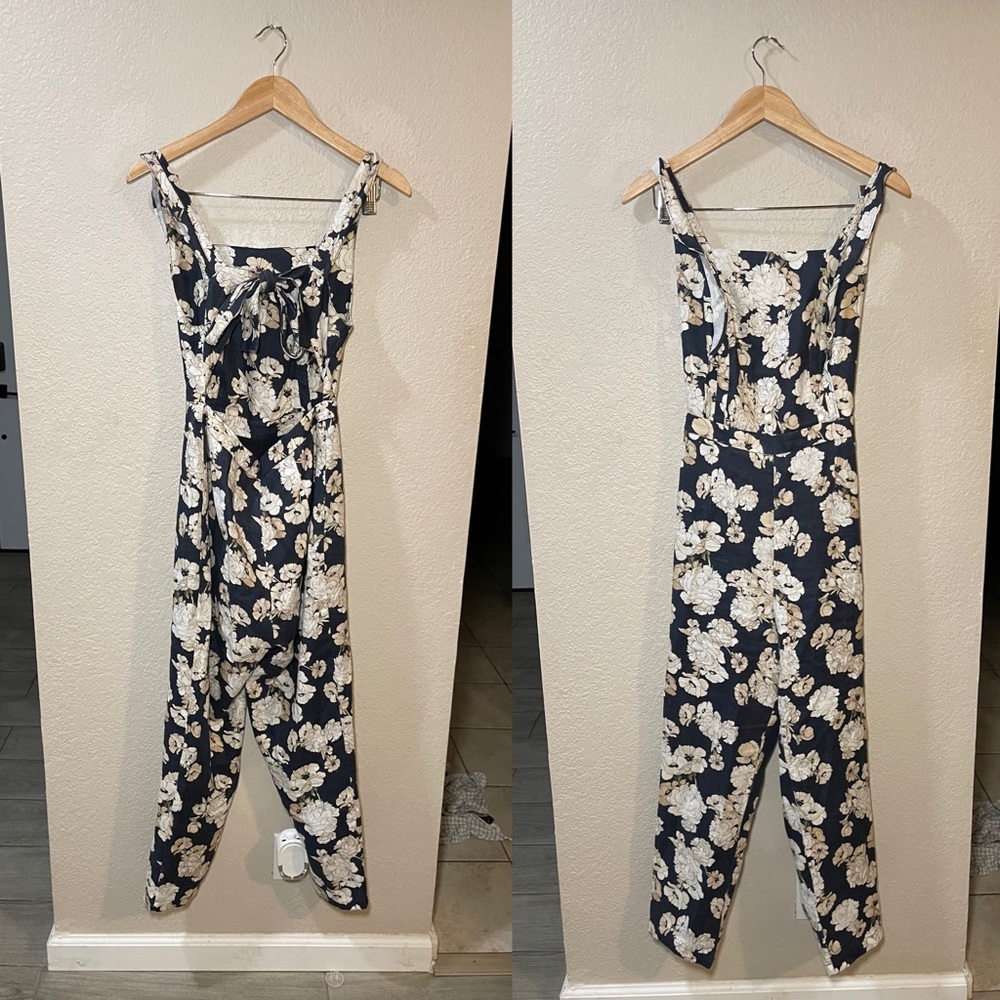 SIR. The Label | Floral Bellagio Linen Jumpsuit Size: US 4 - Picture 3 of 7